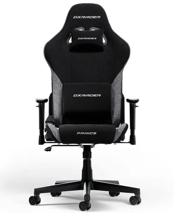 DXRacer Prince Series Ergonomic Gaming Chair (Large Size / L-Size Edition) | Model: GC-P132-L-F2, Heavy-Duty Steel Skeleton, High-Density Cold-Cure Mold Foam & Breathable Leatherette, 1D Height-Adjustable Armrests, 90°–135° Recline with Conventional 