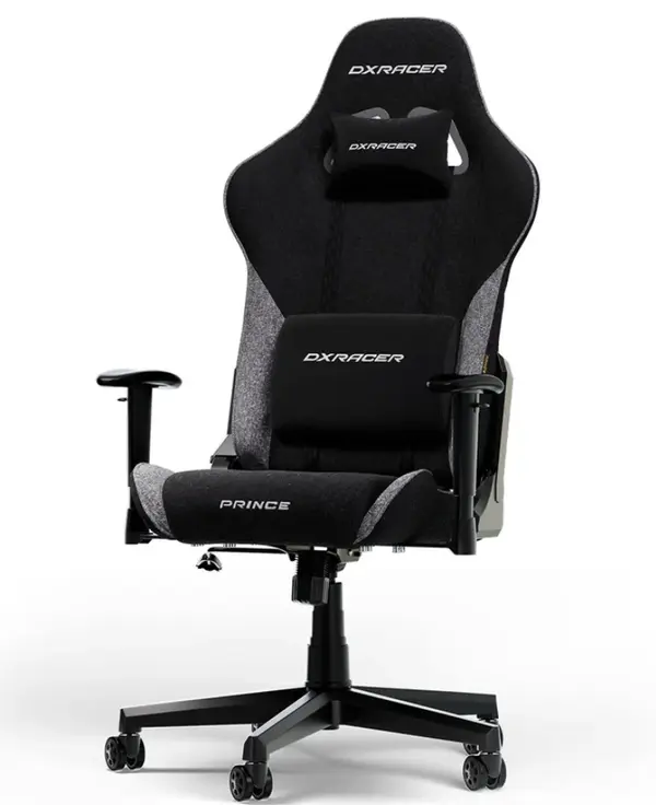 DXRacer Prince Series Ergonomic Gaming Chair (Large Size / L-Size Edition) | Model: GC-P132-L-F2, Heavy-Duty Steel Skeleton, High-Density Cold-Cure Mold Foam & Breathable Leatherette, 1D Height-Adjustable Armrests, 90°–135° Recline with Conventional 