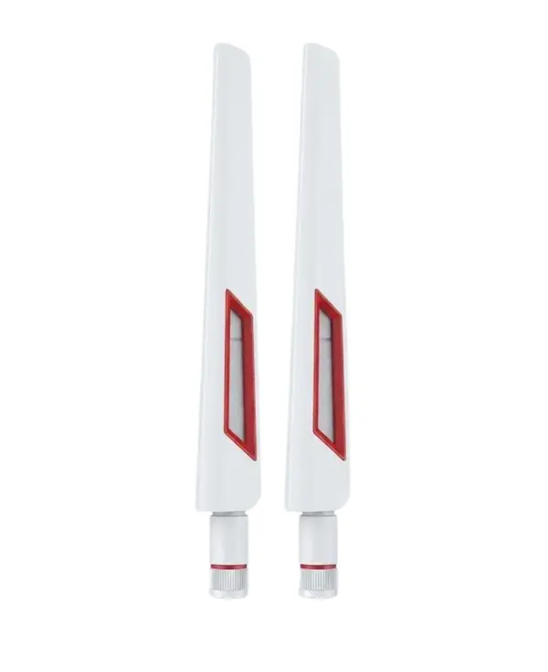 10 dBi Tri-Band Wi-Fi 6 / 6E / 7 Gaming Router & Motherboard High-Gain Antennas (Pair of 2) – RP-SMA (2.4GHz / 5GHz / 6GHz / Omni-Directional / 19.5cm Blade / Thick Copper Core / For ASUS Routers, Modems & PC Motherboards)