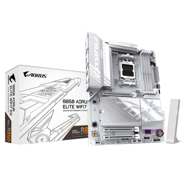GIGABYTE B850 AORUS ELITE WIFI7 ICE AMD AM5 ATX Motherboard