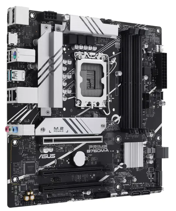 ASUS PRIME B760M-A Intel® LGA 1700 Micro-ATX Motherboard | DDR5, Dual M.2 NVMe, 4x DDR5 & Realtek 2.5GbE