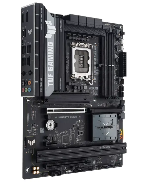 ASUS TUF GAMING B860-PLUS WIFI ATX Motherboard | Intel LGA 1851, DDR5 8666+ MT/s (OC), PCIe 5.0 M.2, Wi-Fi 7 & Realtek 2.5Gb LAN