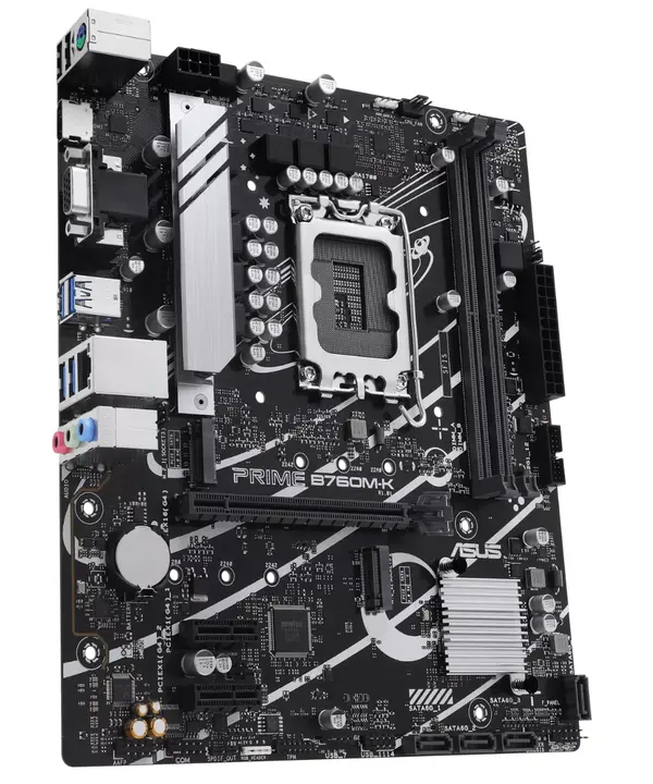 ASUS PRIME B760M-K Intel® LGA 1700 Micro-ATX Motherboard | DDR5, Dual PCIe 4.0 M.2 & Realtek 2.5GbE