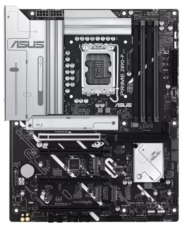ASUS PRIME Z890-P-CSM ATX Motherboard | Intel LGA 1851, DDR5 8600+ MT/s (OC), PCIe 5.0 M.2, Thunderbolt™ 4 & ASUS Corporate Stable Model