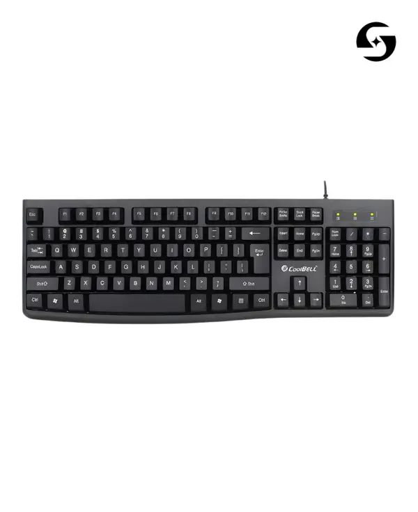 CoolBell Input One KB102 USB Wired Keyboard