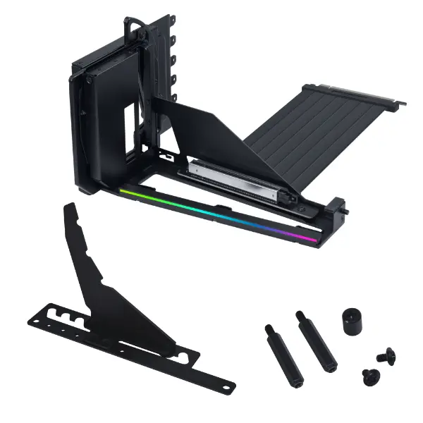 Lian Li Universal 4-Slot Vertical GPU Kit – Matte Black (VG4-4X)
