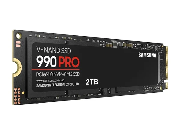 Samsung 990 PRO 2TB PCIe 4.0 NVMe M.2 Gen4 SSD | Seq. Read Speeds Up To 7,450MB/s for High End Computing, Workstations, Compatible with PlayStation 5