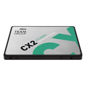 TEAMGROUP CX2 256GB 2.5" SATA III Internal Solid State Drive – T253X6256G0C101 (SATA 6Gb/s / 3D NAND Flash / Read Up to 520MB/s / Write Up to 430MB/s / SLC Caching / Shock-Resistant)