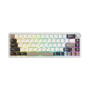 Attack Shark X66 | 60% Compact Wireless Keyboard | CNC Volume Knob | Side-Print PBT | Tri-Mode | Hot-Swap