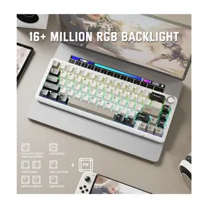 Attack Shark X66 | 60% Compact Wireless Keyboard | CNC Volume Knob | Side-Print PBT | Tri-Mode | Hot-Swap