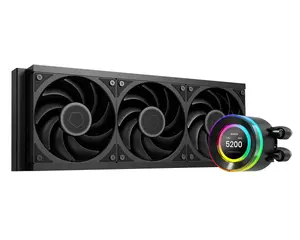 ID-Cooling SL360 V2 PLUS Black | 360mm AIO | 2.1" LCD + Neon Light Radiator | ARGB Fans