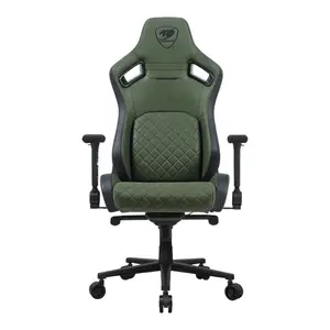 COUGAR Defensor Navy Blue | Gaming Chair | PushBack Advanced Lumbar System | 4D Folding Armrests | Magnetic Memory Foam Neck