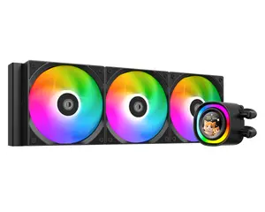 ID-Cooling FX360 LCD Black | 360mm AIO | 1.48" Full-Color LCD + ARGB Ring | Gen7 Pump | 350W TDP