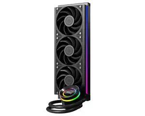 ID-Cooling SL360 V2 PLUS Black | 360mm AIO | 2.1" LCD + Neon Light Radiator | ARGB Fans