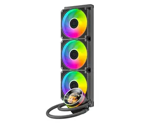 ID-Cooling SL360 V2 Black | 360mm AIO | 2.1" LCD Display | ARGB Fans | LGA2066 Compatible
