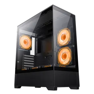 GAMEMAX Vista M ATX Black With 3 ARGB Fans