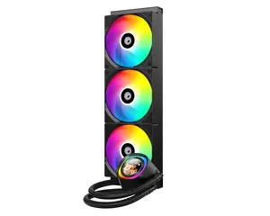 ID-Cooling FX360 LCD Black | 360mm AIO | 1.48" Full-Color LCD + ARGB Ring | Gen7 Pump | 350W TDP