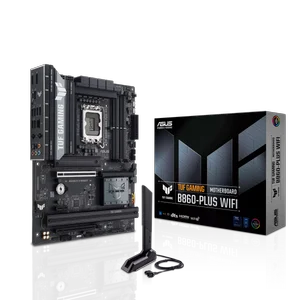 ASUS TUF GAMING B860-PLUS WIFI ATX Motherboard | Intel LGA 1851, DDR5 8666+ MT/s (OC), PCIe 5.0 M.2, Wi-Fi 7 & Realtek 2.5Gb LAN