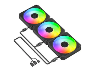 ID-Cooling SL360 V2 Black | 360mm AIO | 2.1" LCD Display | ARGB Fans | LGA2066 Compatible