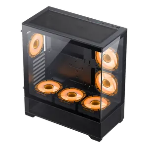 GAMEMAX Vista M ATX Black With 3 ARGB Fans
