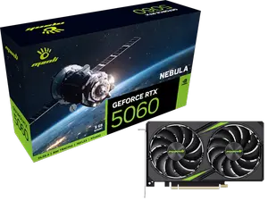NEBULA GeForce RTX 5060 8GB GDDR7 — Blackwell | DLSS 4 | 3840 CUDA | 28 Gbps | 448 GB/s | 145W
