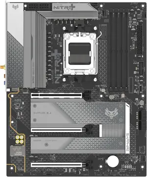 Sapphire NITRO+ B850A WIFI 7 — AMD AM5 | B850 | ATX | 12+2+1 Phase 55A VRM | DDR5-8000 | WiFi 7 | PCIe 5.0