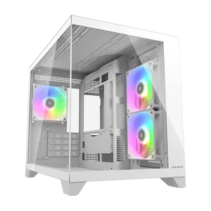 Cougar FV150 Mini Black & White | Dual Chamber | Reverse Connector MB | 400mm GPU | 360mm AIO