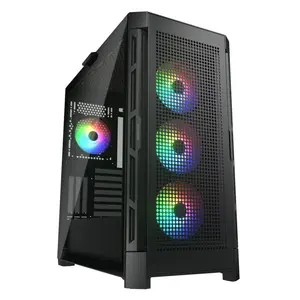 Cougar DUOFACE Pro RGB Black | Dual Chamber | 400mm GPU | 360mm AIO | ARGB | E-ATX