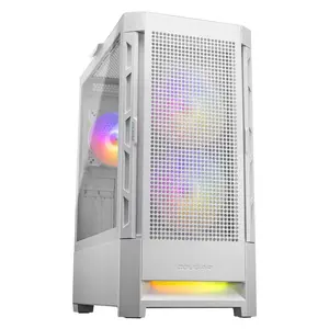 Cougar Duoface RGB Mid Tower Black | 2-Type Front Panels | Dual Chamber | ATX | ARGB