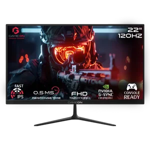 GAMEON GOES22FHD120IPS 22" FHD 120Hz Fast IPS Gaming Monitor | 0.5ms MPRT, HDMI 2.1, FreeSync & PS5 / Console Ready