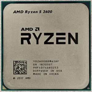 AMD Ryzen 5 2600 Desktop Processor | 6 Cores / 12 Threads, 3.9 GHz Max Boost, Socket AM4, 65W TDP & Wraith Stealth Cooler