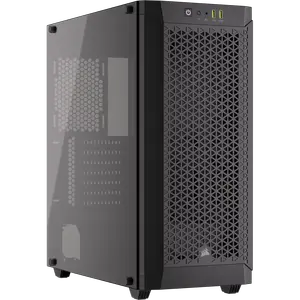 CORSAIR 480T RGB Airflow Tempered Glass Mid-Tower PC Case (Black) | High-Airflow Perforated Steel Front Panel, 3x Pre-Installed AR120 ARGB PWM Fans & Tool-Free Tempered Glass Window