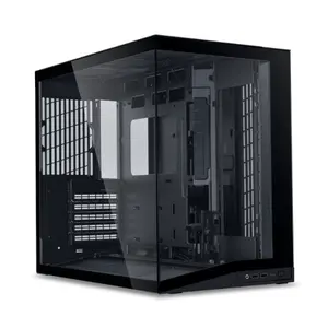 LIAN LI O11 Dynamic Mini V2 Mid-Tower PC Case | Pillarless Dual-Chamber Tempered Glass Chassis, Native ATX PSU & Back-Connect Motherboard Support, 10° Slanted Bottom Airflow & Dual 360mm/280mm Radiator Capacity
