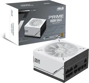 ASUS Prime 850W Gold Power Supply Unit | Fully Modular, ATX 3.1 & PCIe 5.1 Certified, Native 12V-2x6 Cable, Dual Ball Fan Bearings & 80 PLUS Gold Certification