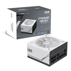 ASUS Prime 750W Gold Powerit Supply Unit | Fully Modular, ATX 3.1 & PCIe 5.1 Certified, Native 12V-2x6 Cable, Dual Ball Fan Bearings & 80 PLUS Gold Certification