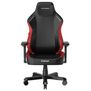 DXRacer Tank Series Heavy-Duty Big & Tall Ergonomic Gaming Chair (Black & red) | Model: TS29/NG (OH/TS29/NG), Heavy-Duty Reinforced Steel Frame, High-Density Cold-Cure Mold Shaping Foam, Breathable PVC Leatherette, 4D Multi-Directional Armrests, Mul