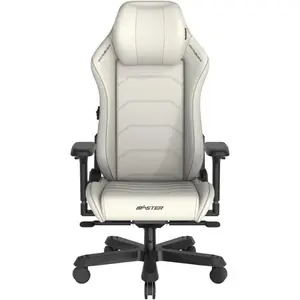 DXRacer Master Series Premium Ergonomic Executive Gaming Chair (Size XL / All Black) | Model: GC/XLMF24LTA/N (DMC-I233S-N), Premium Microfiber Leatherette & Cold-Cure Foam, Integrated 4D Rotary Lumbar Support, Rail-Mounted Adjustable Slow-Rebound Mem