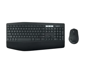 Logitech MK850 Performance Wireless Keyboard and Mouse Combo | Model: MK850 (920-008227), Full-Size Curved Keyboard with Cushioned Palm Rest & Multi-Device Easy-Switch