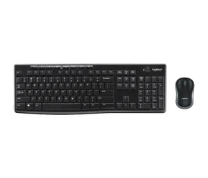 Logitech MK270r Wireless Keyboard and Mouse Combo (Black)