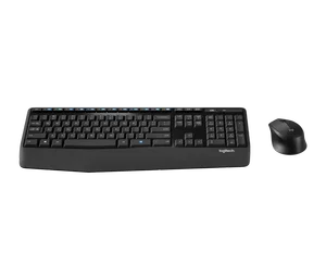 Logitech MK345 Comfort Wireless Keyboard and Mouse Combo (All Black)