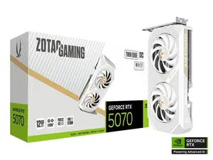 ZOTAC GAMING GeForce RTX 5070 Twin Edge OC White Edition 12GB GDDR7