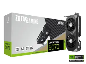 ZOTAC GAMING GeForce RTX 5070 Twin Edge OC 12GB GDDR7 (Black Edition)