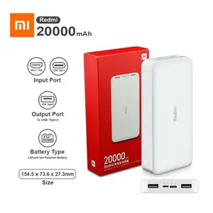 Xiaomi Redmi 20000mAh 18W Fast Charging Power Bank – Dual Output & Dual Input