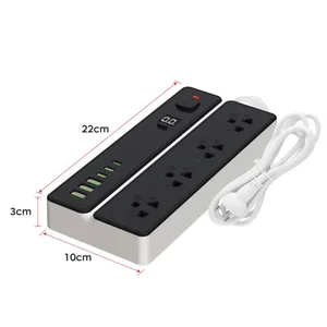 Clopal CP-115U 24H Timer Extension 2500W Power Strip (2M Cable)