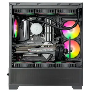 SILVERSTONE LUCID 05 ARGB | Black & White