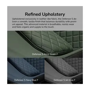 COUGAR Defensor Navy Blue | Gaming Chair | PushBack Advanced Lumbar System | 4D Folding Armrests | Magnetic Memory Foam Neck