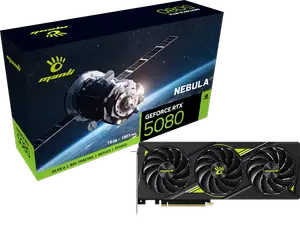 NEBULA GeForce RTX 5080 16GB GDDR7 — Blackwell | 10752 CUDA | 960 GB/s | 1801 AI TOPs | DLSS 4 | 4K