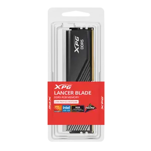 ADATA XPG LANCER BLADE RGB 32GB (2x16GB) DDR5 6000MHz CL36 Desktop Gaming Memory — Black