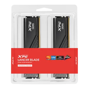 ADATA XPG LANCER BLADE RGB 32GB (2x16GB) DDR5 6000MHz CL36 Desktop Gaming Memory — Black