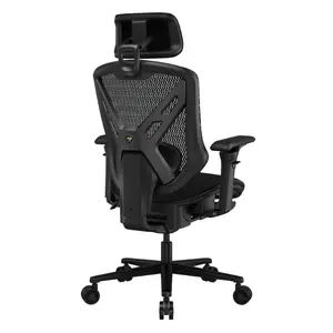 COUGAR Speeder Neo Black | Chenille Yarn Mesh Gaming Chair | Multilayer Cushion | 3D Hyperrotation | Retractable Footrest | TÜV + BIFMA